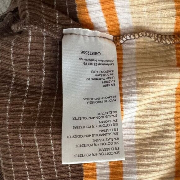 Urban Outfitters Women’s Small Dalton Striped Rib Knit Mini Dress Sold Out Y2K - Picture 10 of 10